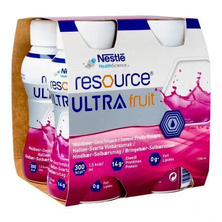 Resource Ultra Fruit Saveur Fruits Rouges 4X200 ml