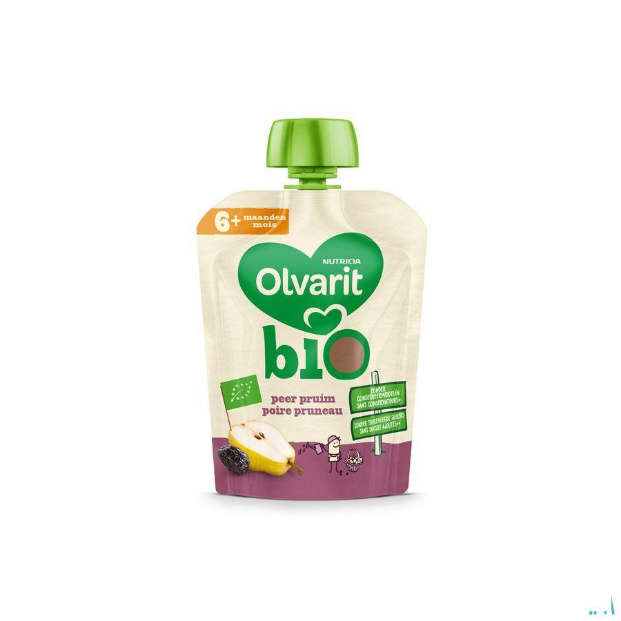 Olvarit Bio Poire Pruneau 6M 90G  -  Nutricia