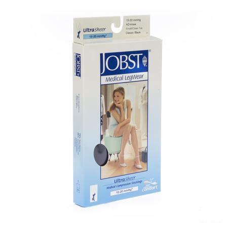Jobst Ultrasheer Comf.K1 Kniekous Cl.Black S