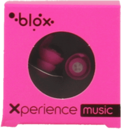 Blox Xperience Music Oordoppen Fluo Roze 1 Paar