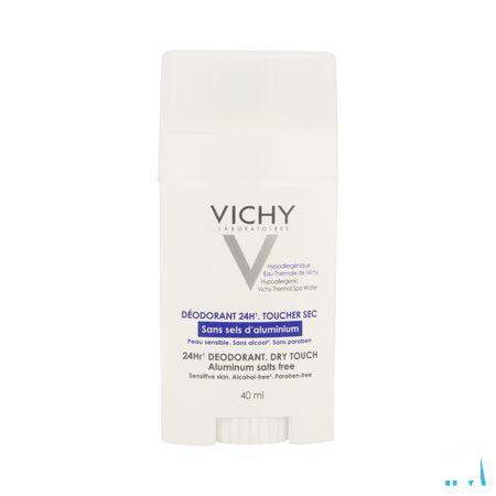 Vichy Deo React. H zonder alu Zout Stick 24u 40 ml  -  Vichy