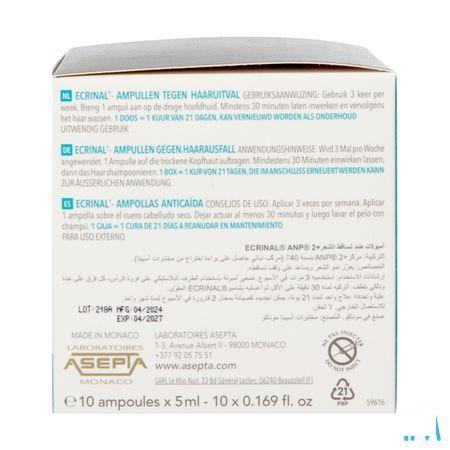 Ecrinal A/Haaruitval Amp 10 x 5ml