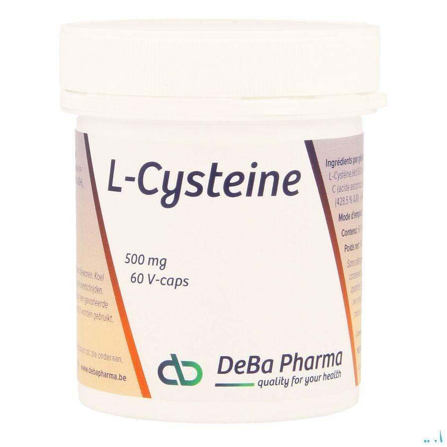 L-cysteine 500 mg + Vit C-b6 V-Capsule 60 Deba  -  Deba Pharma