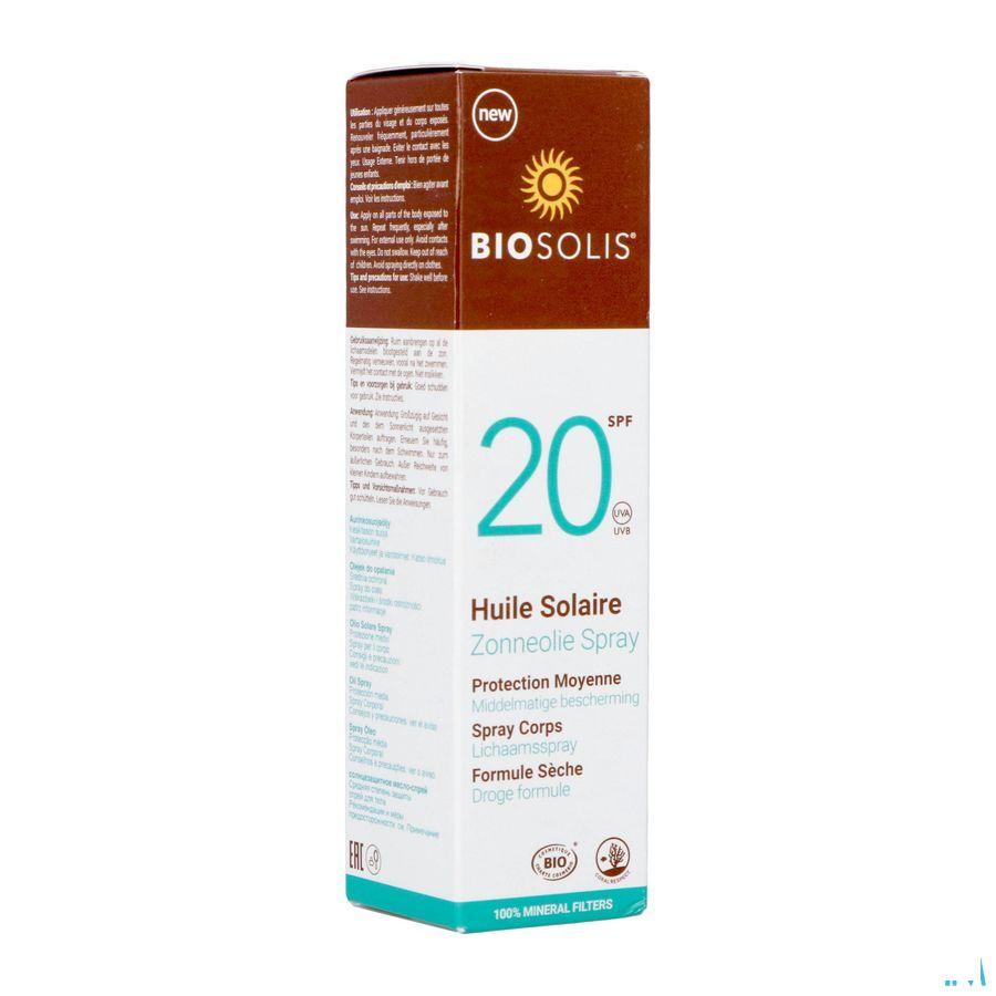 Biosolis Spray Huile Solaire Ip20 100 ml