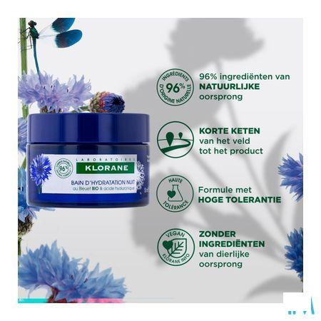 Klorane Gezicht Korenbloem Nacht Hydra Bad 50 ml