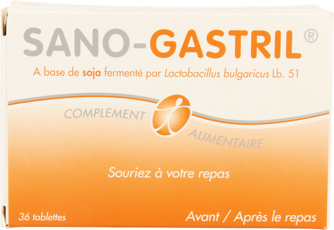 Yalacta Sano Gastril Comprimes 36  -  Gelbopharma