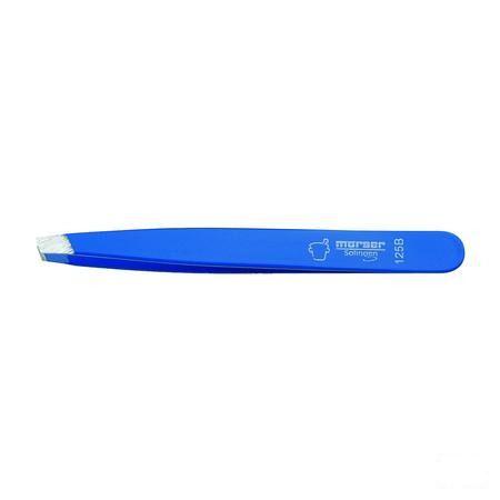 Morser Epileerpincet Schuin Blauw Inox 125b  -  Eureka Pharma