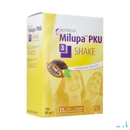 Pku 3 Shake Chocolade Zakje 10x50 gr  -  Nutricia