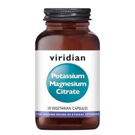 Potassium Magnesium Citrate V-Caps 30  -  Solgar Vitamins