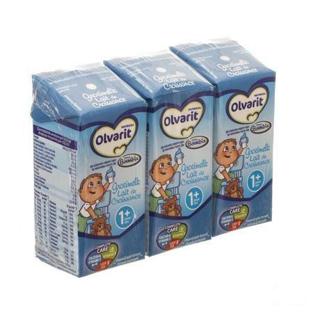 Olvarit Groeimelk + 1jaar 3x200 ml  -  Nutricia