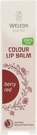 Weleda Colour Lip Balm Berry Red 10 ml  -  Weleda