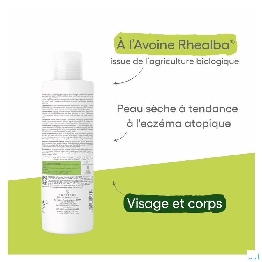 Aderma Exomega Control Gel Emolierend Flacon 500 ml  -  Aderma