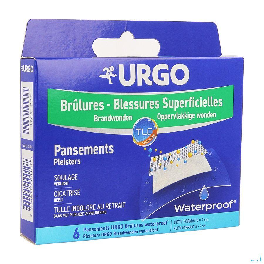 Urgo Brulures Superficielles Wtp Pansement 5x7cm 6  -  Urgo Healthcare