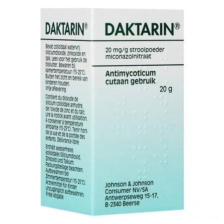 Daktarin Pulv Derm 1 X 20 gr 2%