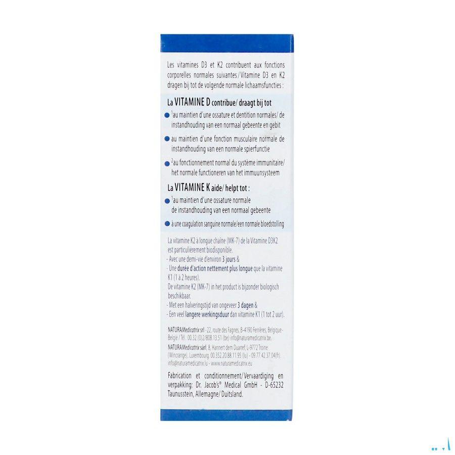 Vitamine D3 K2 Flacon 20 ml  -  Natura Medicatrix