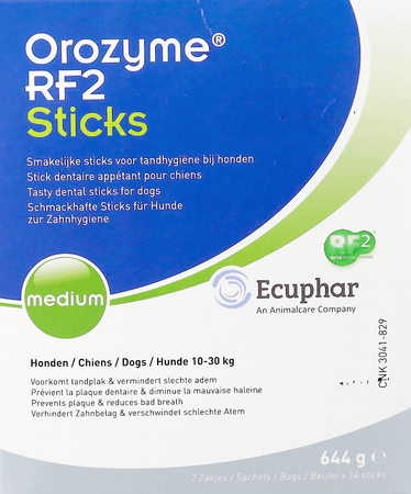 Orozyme Rf2 Sticks Appetents Chien Medium 28  -  Ecuphar