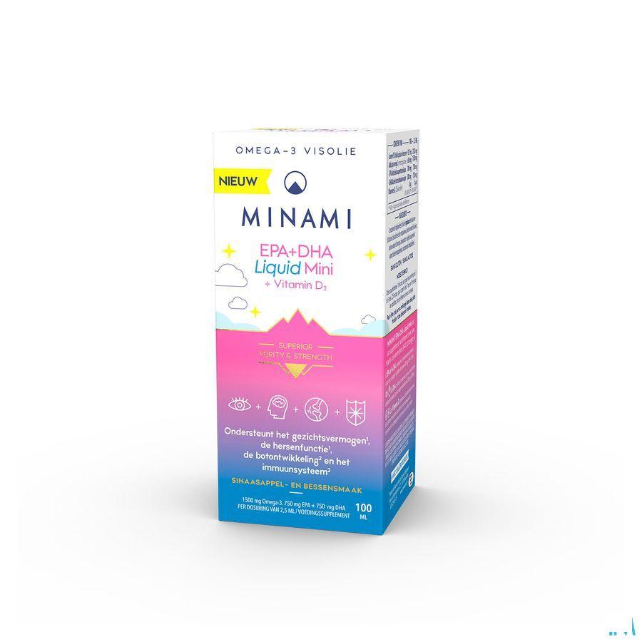 Minami Epa+Dha Liquid Mini + Vit D3 Fl 100ml  -  Nestle