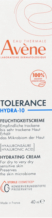 Avene Tolerance Hydra 10 Hydraterende Creme 40 ml  -  Avene