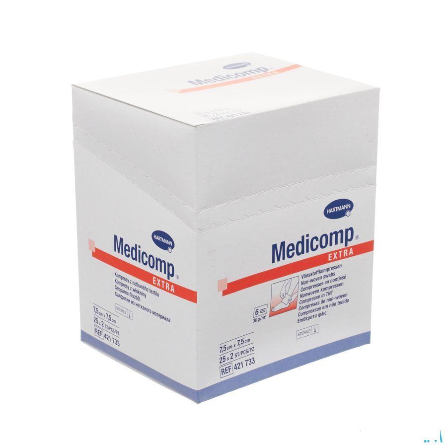 Medicomp Kompres Steriel 6Pl 7,5X7,5Cm 25X2 4110761  -  Hartmann