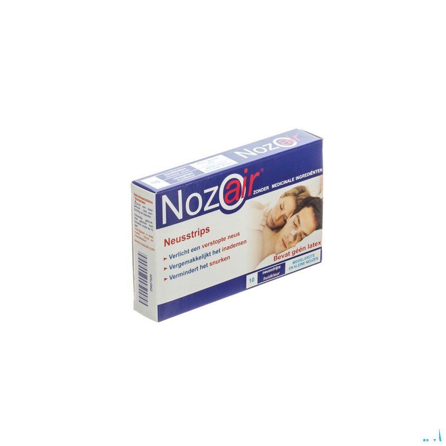 Nozoair Bandelette Nasale Petit-Moyen Nez 10