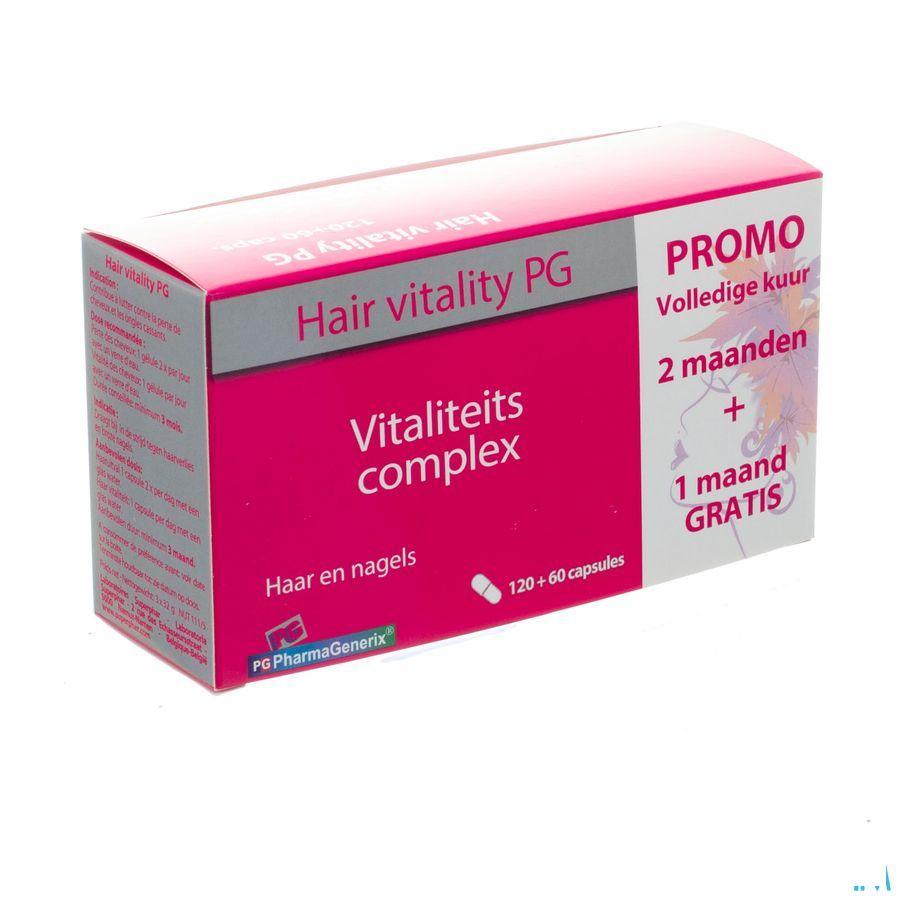 Hair Vitality Pg Pharmagenerix Capsule 3x60  -  Superphar