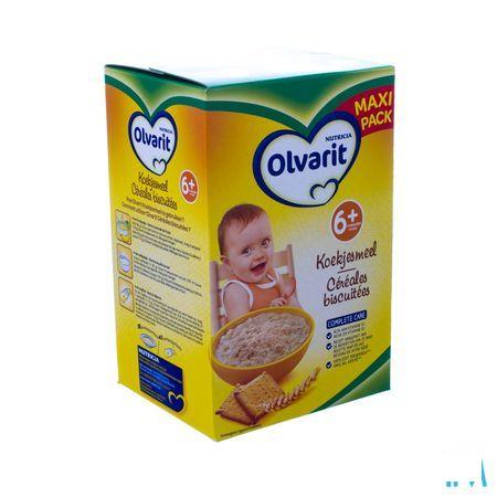 Olvarit Cereales Biscuitees 6M 2X300 g
