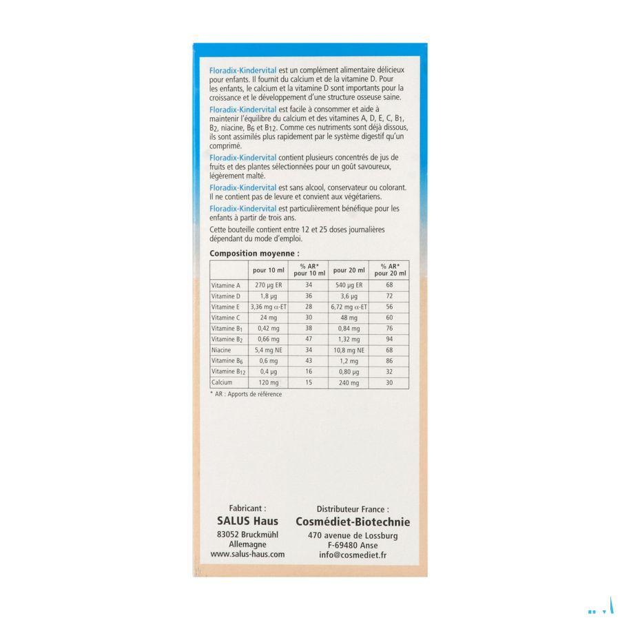 Salus Floradix Kindervital Elexir 250 ml  -  Ocebio
