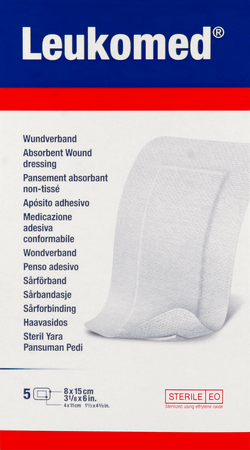 Leukomed Verband Steriel 8,0cmx15cm 5 7238009