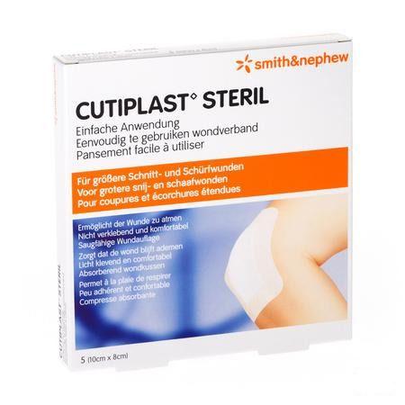 Cutiplast Ster 10,0x 8,0cm 5 66076826  -  Smith Nephew