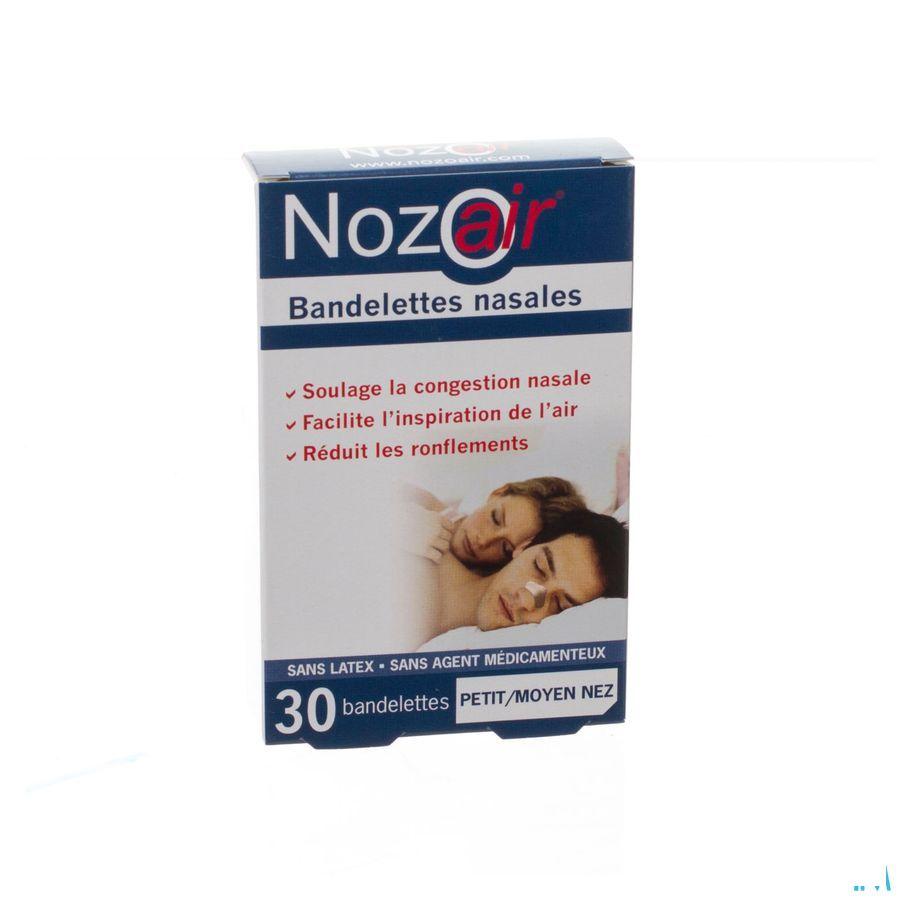 Nozoair Bandelette Nasale Petit-Moyen Nez 30