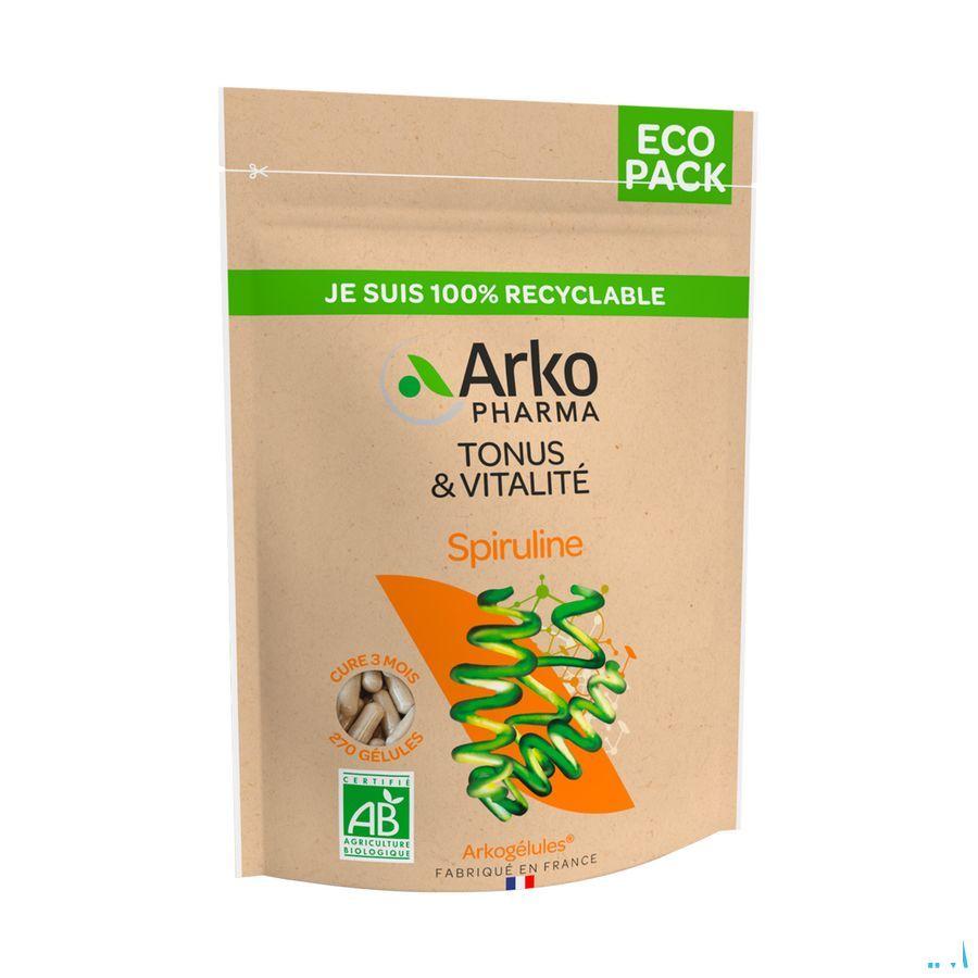 Arkogelules Spiruline Bio Eco Pack Caps 270