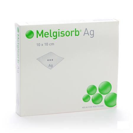 Melgisorb Ag Compresse Sterile 10x10cm 10 256100  -  Molnlycke Healthcare