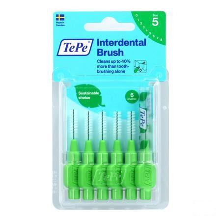 Tepe Interdental Brush 0,8mm Green 6 