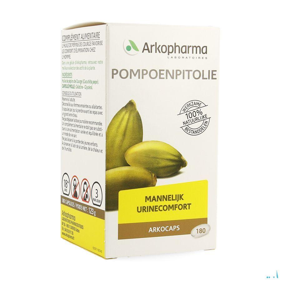 Arkogelules Huile De Pepins De Courge Capsule 180  -  Arkopharma