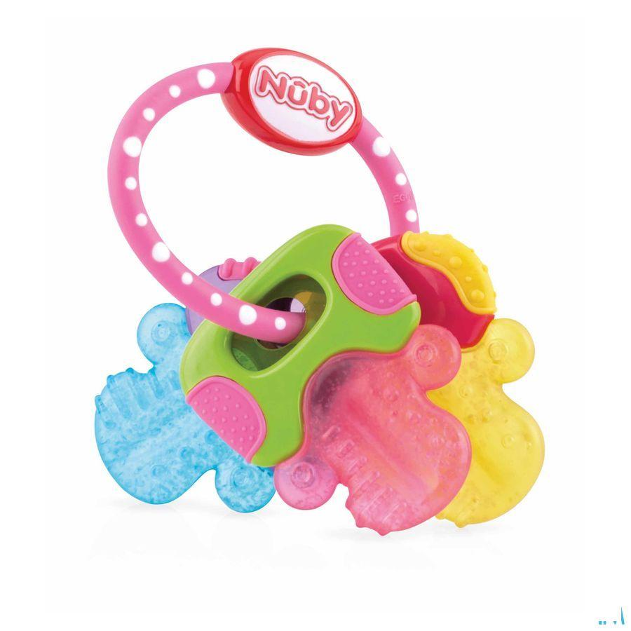 Nuby Koelbijtsleutels Roze 3m +   -  New Valmar