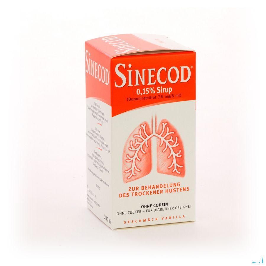 Sinecod 0,15% Sirop 200 ml