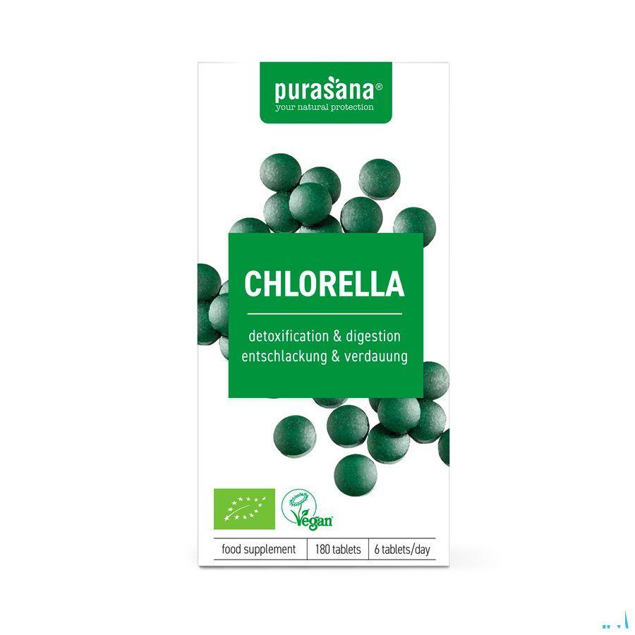 Purasana Chlorella Broken Cell Wall Bio Comprimes 180