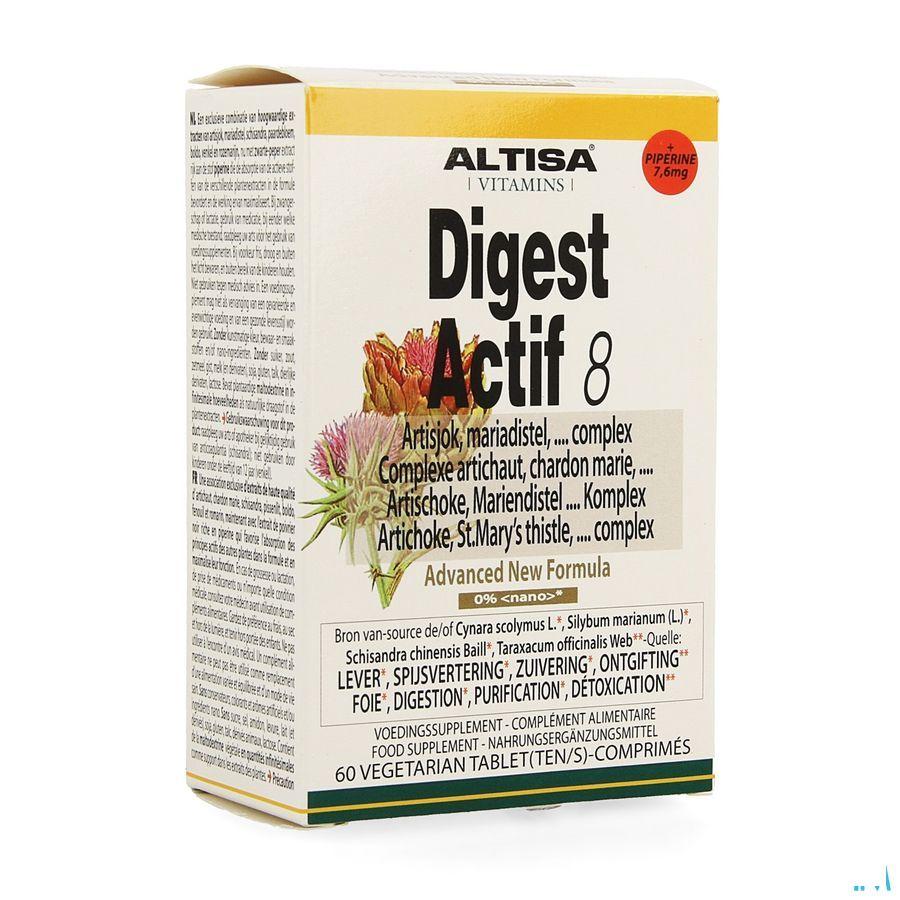 Altisa Digest Actif 8 Artisjok Complex Tabletten 60  -  Dieximport