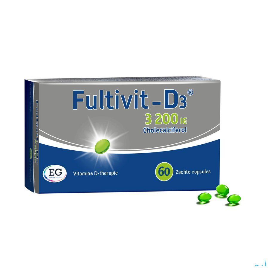 Fultivit-d3 3200IECapsule Zacht 60  -  EG