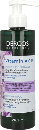 Vichy Dercos Nutrients Shampoo Vitamine 250 ml  -  Vichy