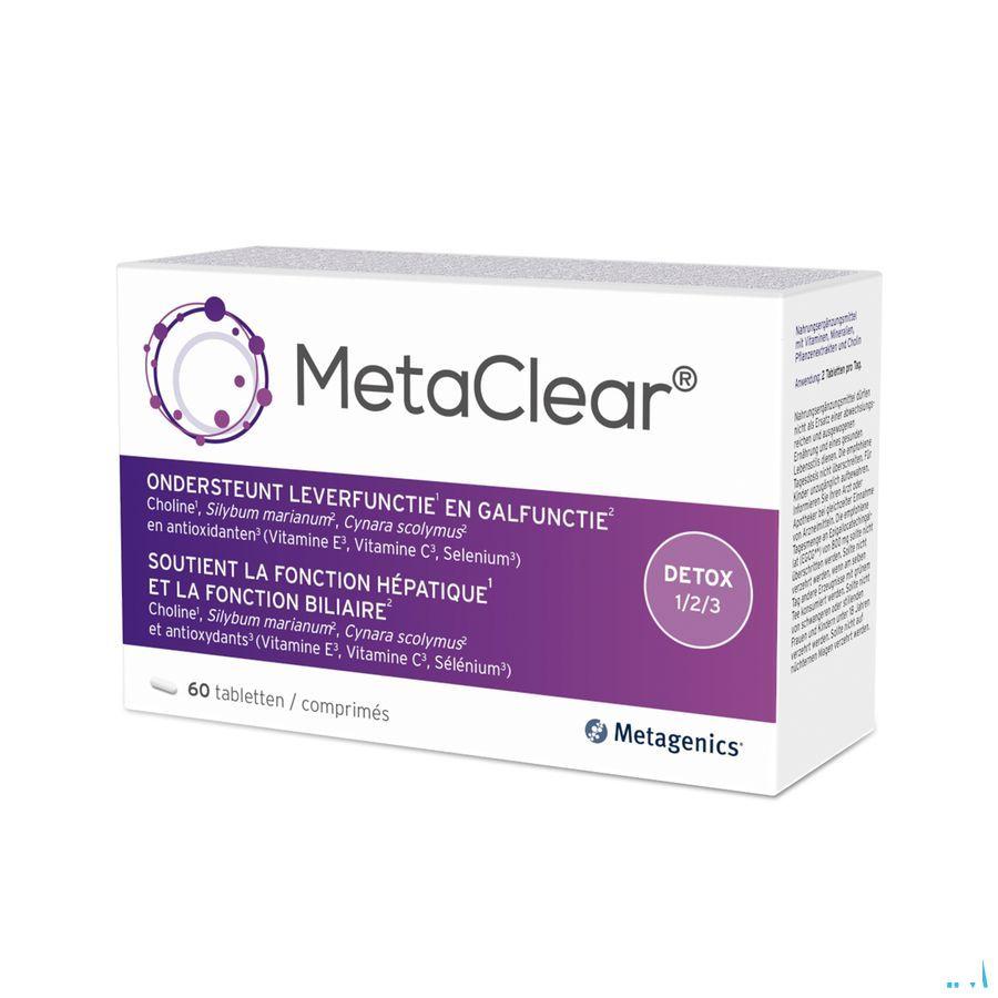 Metaclear Comp 60 Metagenics Nf  -  Metagenics Belgium
