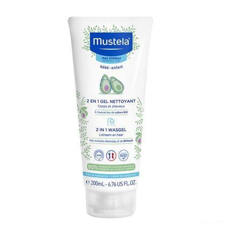 Mustela Pn 2in1 Wasgel 200 ml