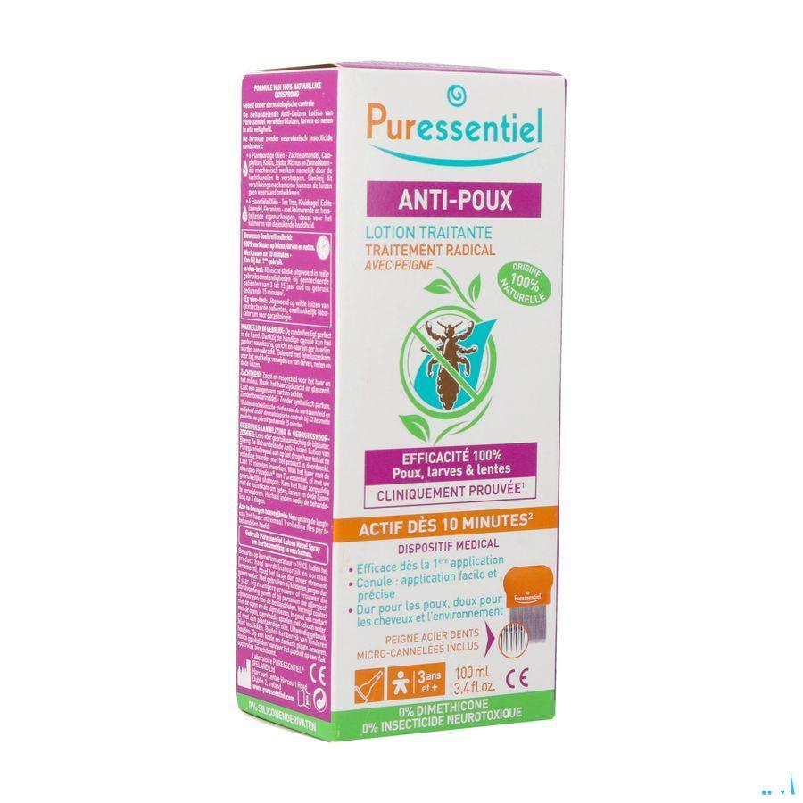 Puressentiel Anti-poux 100 ml + Peigne  -  Puressentiel