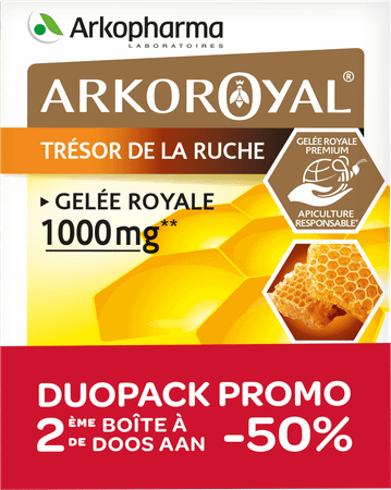 Arkoroyal Koninginnebrij Duopack Caps 2X30  -  Arkopharma 