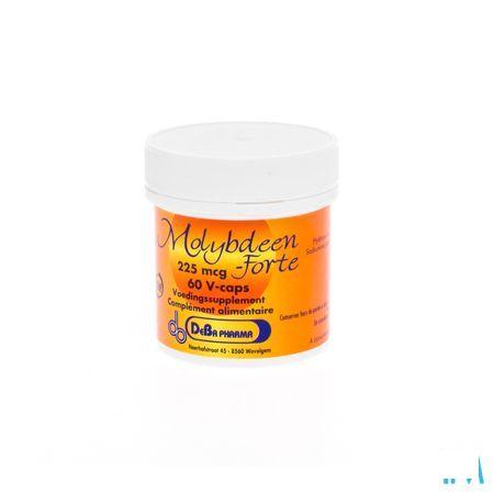 Molybdene Forte V-Capsule 60x225mcg  -  Deba Pharma