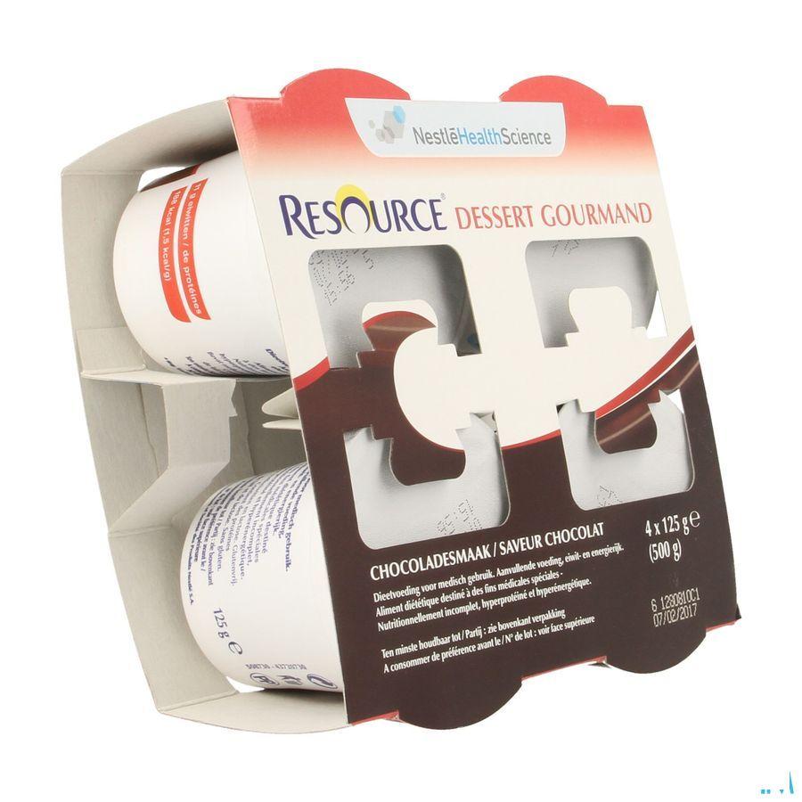 Resource Dessert Gourmand Chocolat 4x125 gr 12311109  -  Nestle