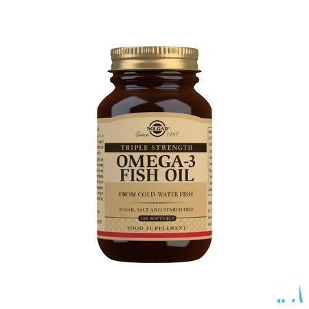 Solgar Omega 3 Triple Strength Softgel 100  -  Solgar Vitamins