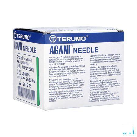Terumo Naald Agani 21G 1 Rb Groen 100  -  Terumo Europe