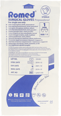 Handschoen Latex Onderzoek Medium 2 Pontos
