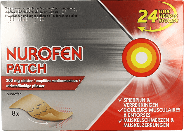 Nurofen Patch 200 mg Emplatre 8